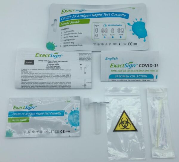 Antigentest Laien Nasal EXACTSIGN 1er 08/26 MHD - Image 3