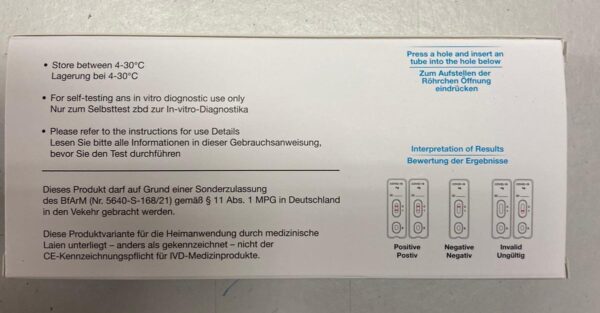 Antigentest Laien Nasal CLUNGENE 1er MHD 06/2026 - Image 2