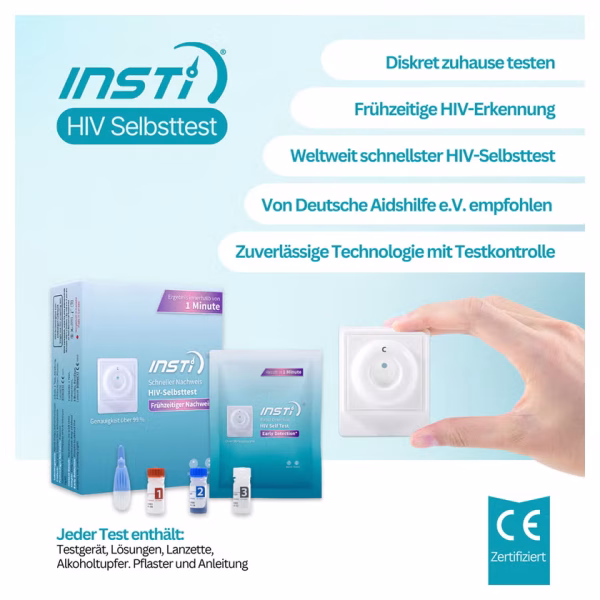 INSTI HIV Selbsttest 1 St - Image 2