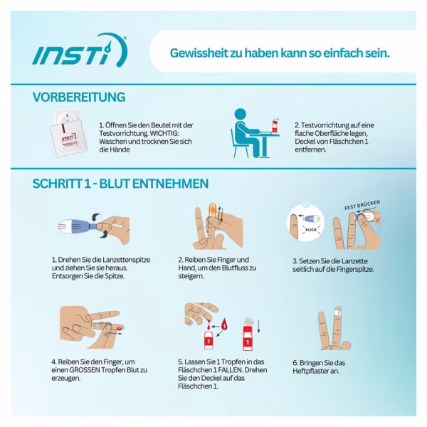 INSTI HIV Selbsttest 1 St - Image 4